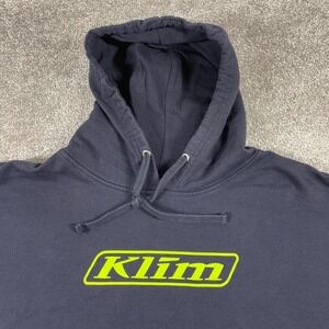 Klim Hoodie Mens 3XL Sweatshirt Pullover Fleece Motor Sport Navy Blue